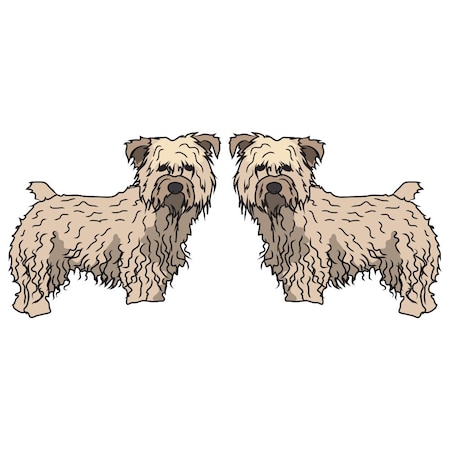 Signmission Glen Of Imaal Terrier Dog Decal, Dog Lover Decor Vinyl Sticker D-18-Glen Of Imaal Terrier